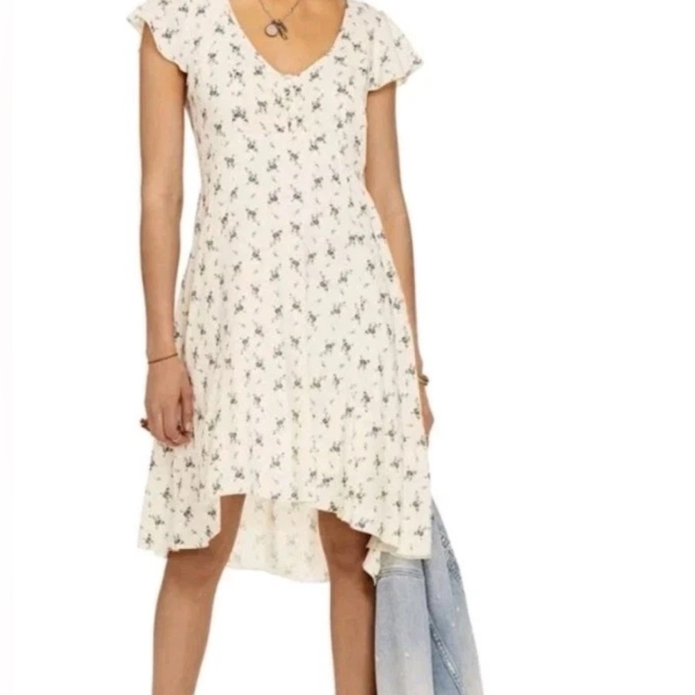 Ralph Lauren Denim & Supply Floral Baby Doll Dress Size 0 Grunge 90s Y2K